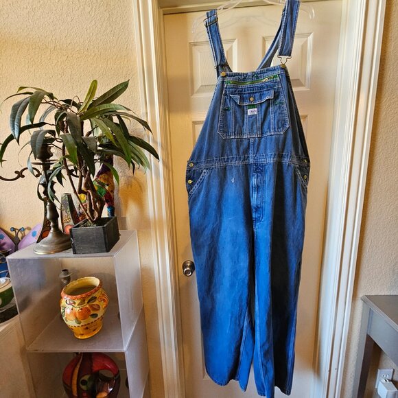 Denim Bib Jeans Overalls Carpenter LIBERTY Cotton Mens Dungaree Farmer 33 X 30 - Picture 1 of 16